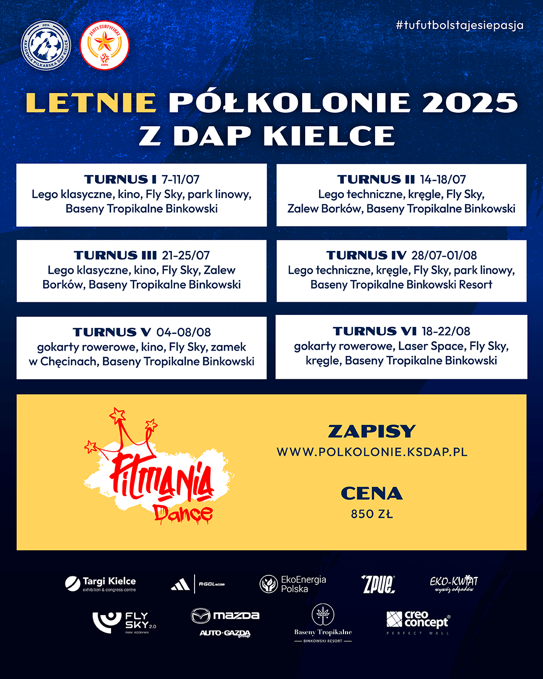 [ZAPISY] Letnie Półkolonie z DAP Kielce! 