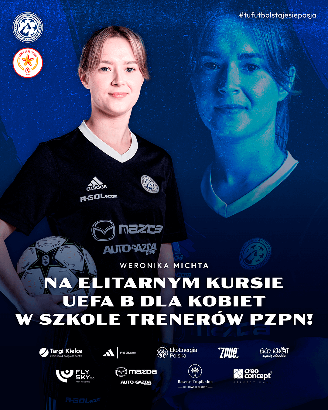 Trener Weronika Michta uczestniczką elitarnego kursu trenerskiego dla kobiet!