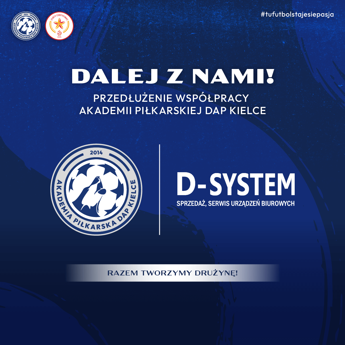 D-SYSTEM na dłużej z Akademią Piłkarską DAP Kielce!
