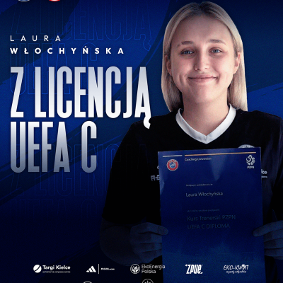 Laura Włochyńska z licencją trenerską UEFA C!