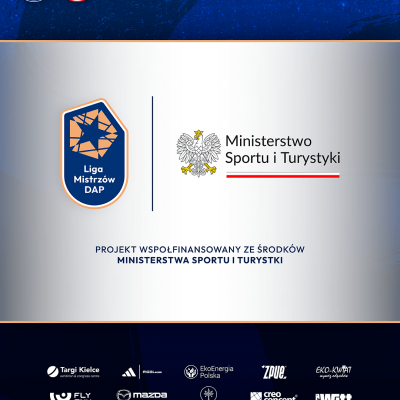 Liga Mistrzów DAP ze wsparciem Ministerstwa Sportu i Turystyki!